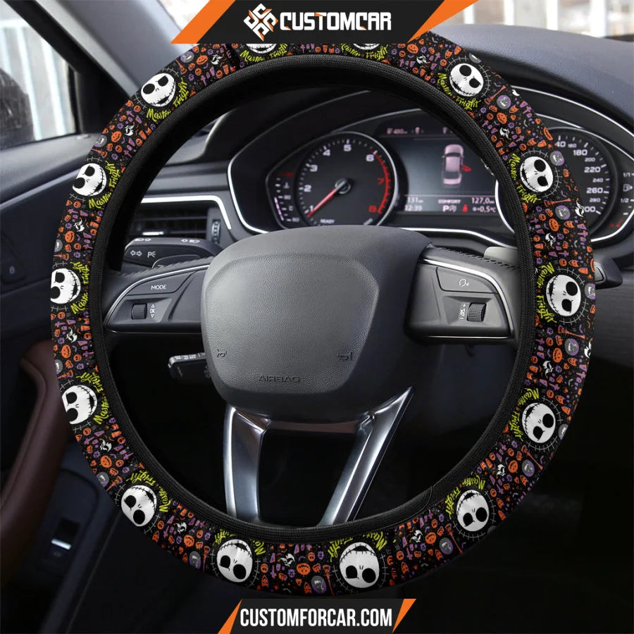 The Nightmare Before Christmas Cartoon Steering Wheel Cover