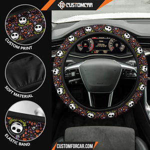 The Nightmare Before Christmas Cartoon Steering Wheel Cover