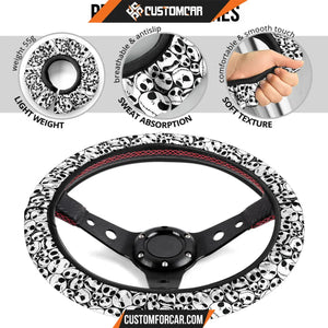 The Nightmare Before Christmas Cartoon Steering Wheel Cover