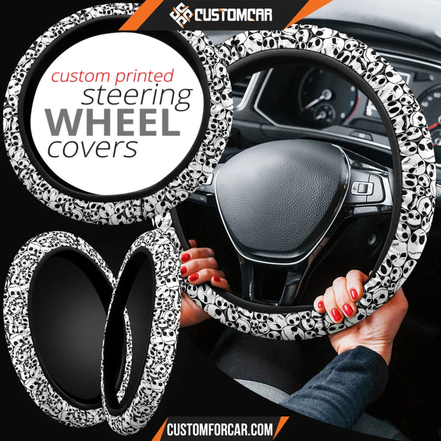 The Nightmare Before Christmas Cartoon Steering Wheel Cover