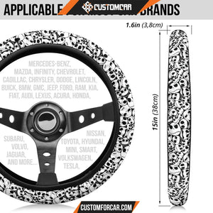 The Nightmare Before Christmas Cartoon Steering Wheel Cover