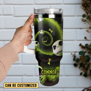 The Nightmare Before Christmas Movie Personalized 40oz Tumbler With Handle and Straw