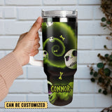 The Nightmare Before Christmas Movie Personalized 40oz Tumbler With Handle and Straw