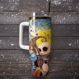 The Nightmare Before Christmas Movie Personalized 40oz Tumbler With Handle and Straw