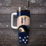 The Nightmare Before Christmas Movie Personalized 40oz Tumbler With Handle and Straw