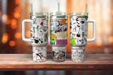 The Nightmare Before Christmas Personalized 40oz Tumbler With Handle and Straw