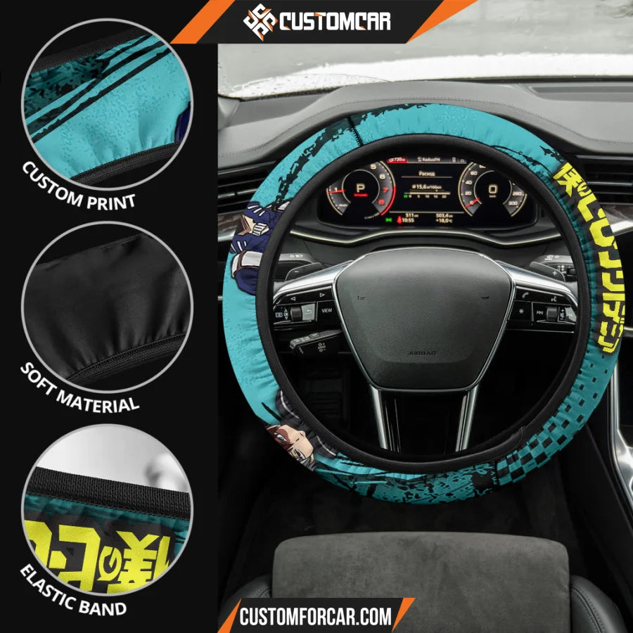 Todoroki Shouto My Hero Academia Steering Wheel Cover Anime
