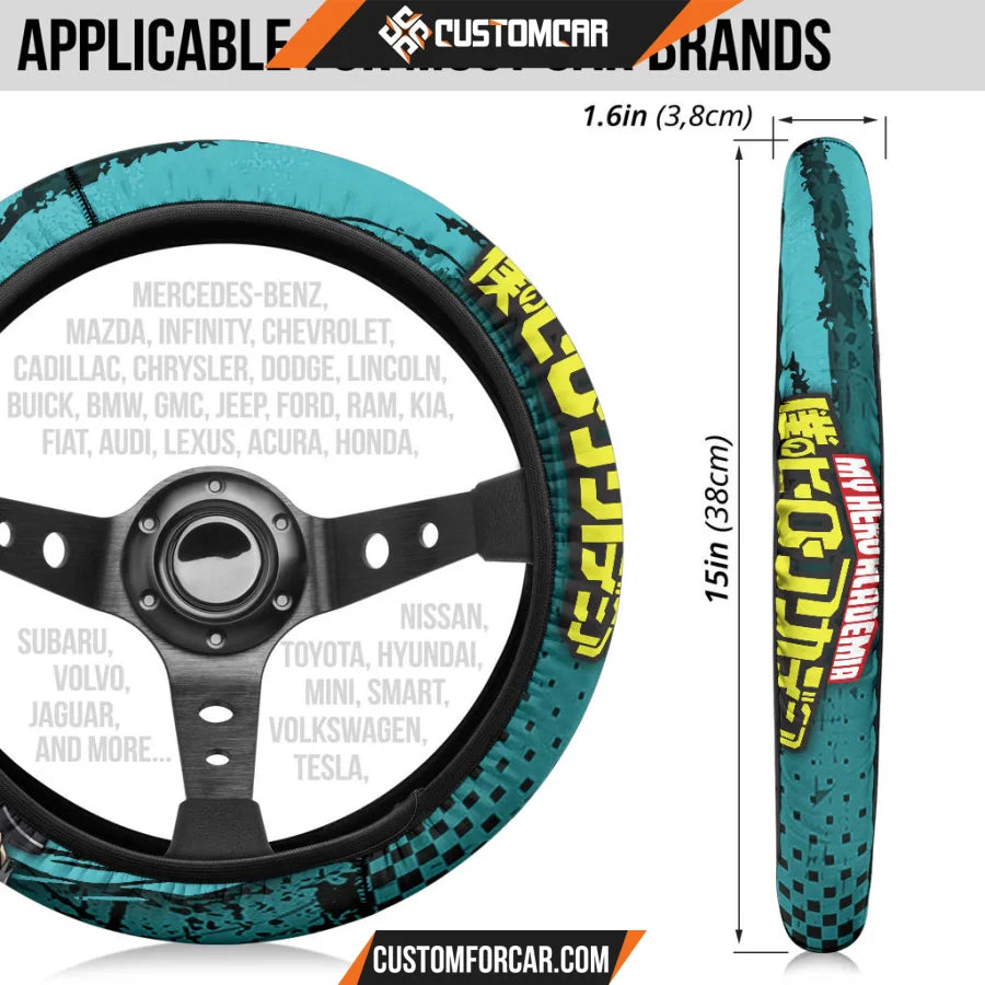 Todoroki Shouto My Hero Academia Steering Wheel Cover Anime