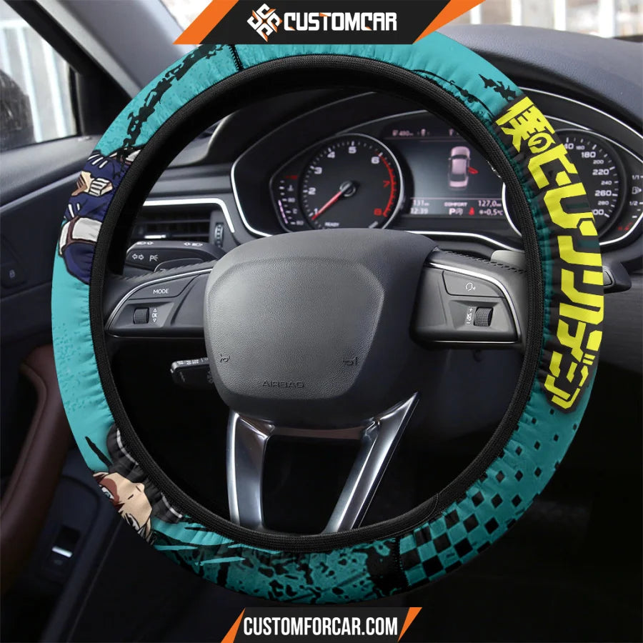 Todoroki Shouto My Hero Academia Steering Wheel Cover Anime