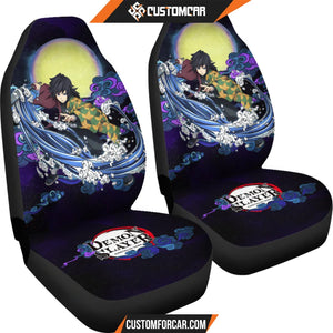 Tomioka Giyuu Demon Slayer Car Seat Covers Anime Car