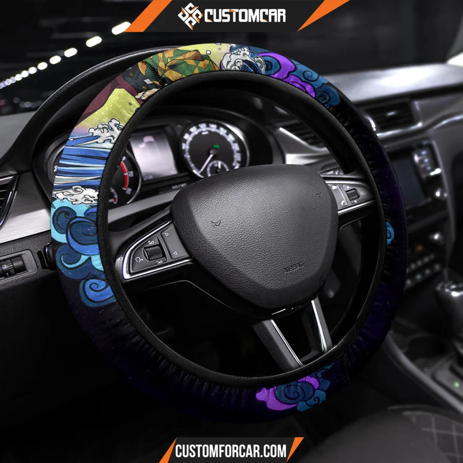 Tomioka Giyuu Demon Slayer Steering Wheel Cover Anime Car