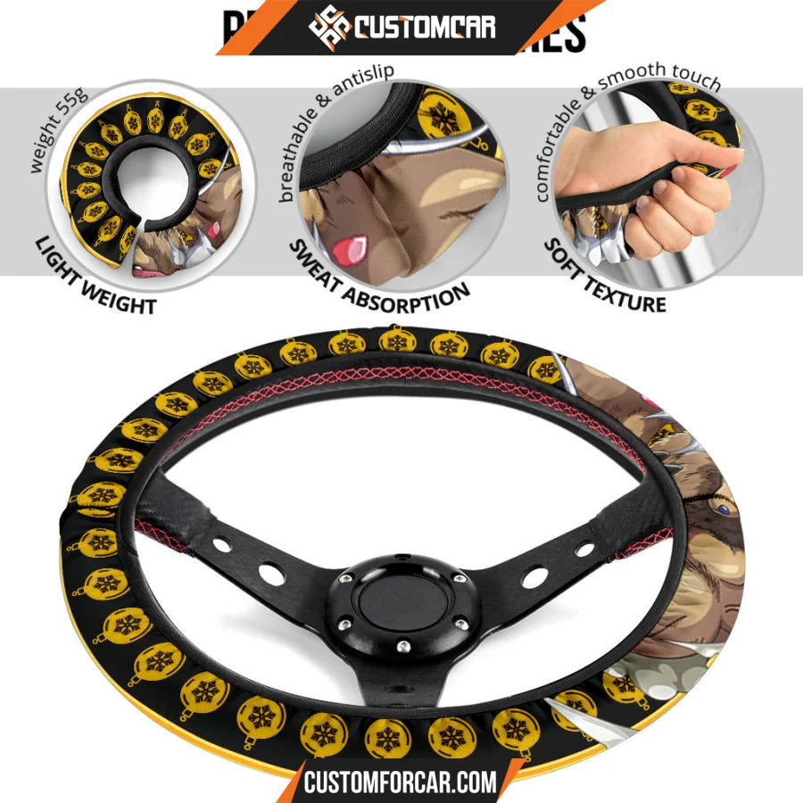 Tony Tony Chopper One Piece Christmas Steering Wheel Cover