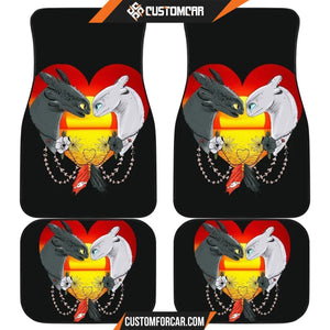 Toothless And The Light Fury Love Car Floor Mats R050311 - 