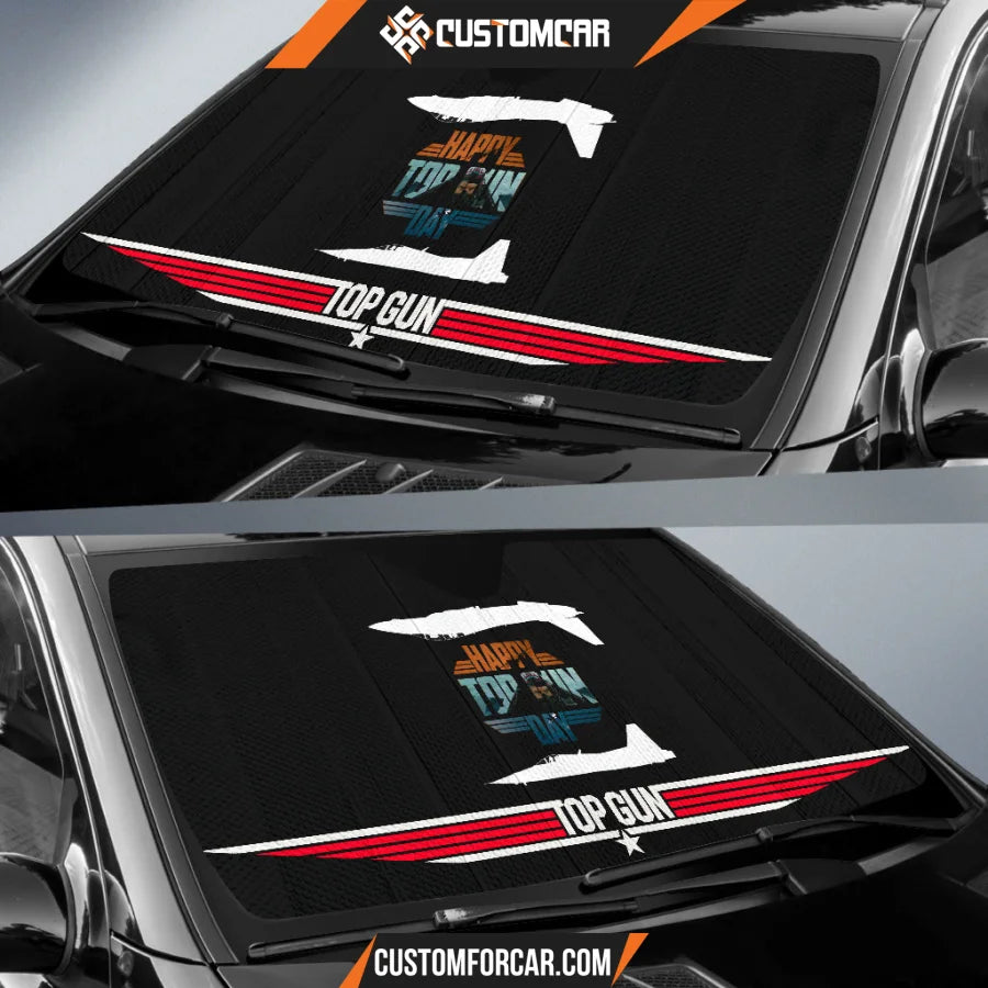 Top Gun Car Sun Shade Movie Car Accessories Custom For Fans