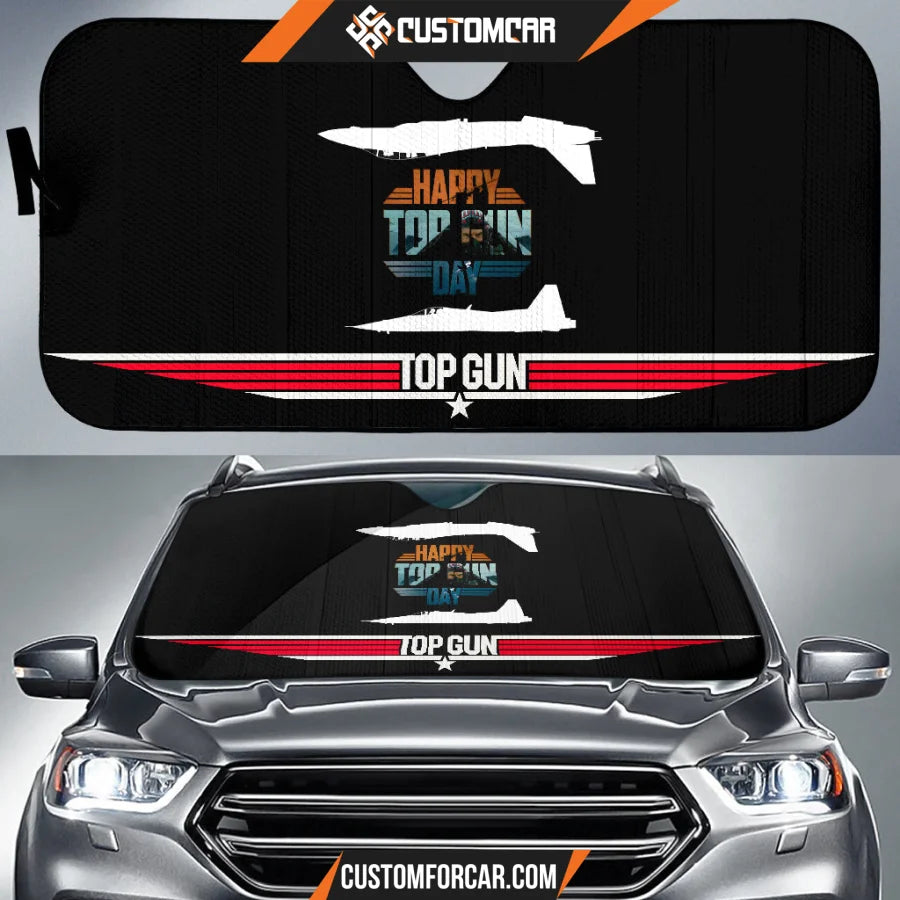 Top Gun Car Sun Shade Movie Car Accessories Custom For Fans