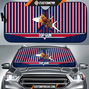 Top Gun Car Sun Shade Movie Car Accessories Custom For Fans