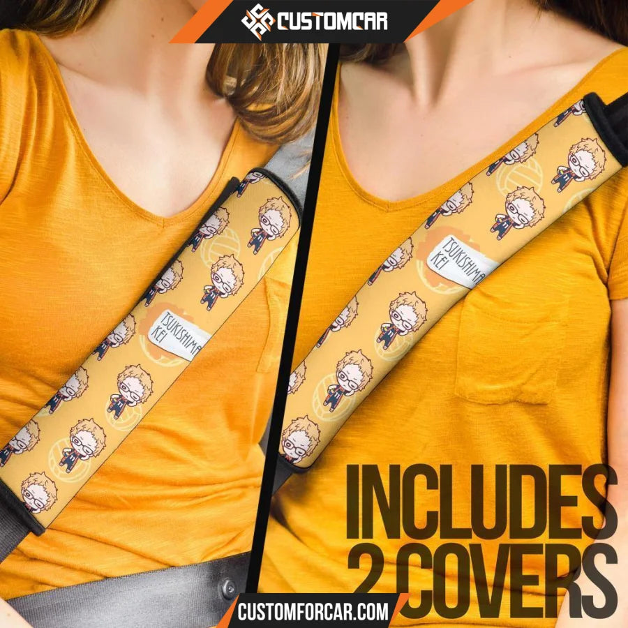 Tsukishima Custom Seat Belt Covers DECORINCAR