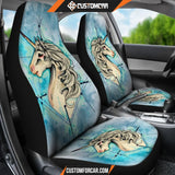 Unicorn Art Style Car Seat Covers R031307 - New Car Seat 