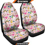 Unicorn Pattern Print Universal Fit Car Seat covers Car 