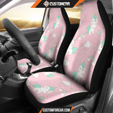 Unicorn Pink Pattern Print Universal Fit Car Seat covers Car