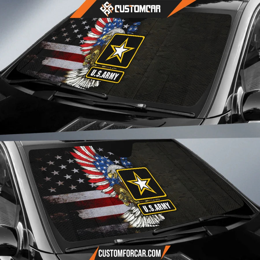 US Army Car Sun Shade Armed Forces Car Accessories Custom