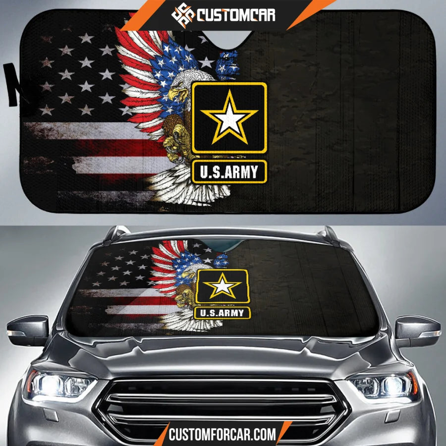 US Army Car Sun Shade Armed Forces Car Accessories Custom