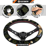 Usopp One Piece Christmas Steering Wheel Cover Anime Car