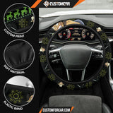 Usopp One Piece Christmas Steering Wheel Cover Anime Car