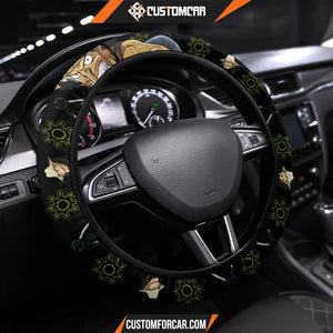Usopp One Piece Christmas Steering Wheel Cover Anime Car
