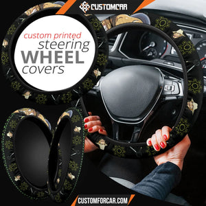 Usopp One Piece Christmas Steering Wheel Cover Anime Car