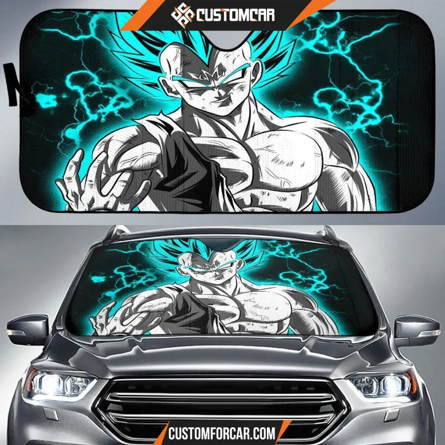 Vegeta Blue Car Sun Shades Auto