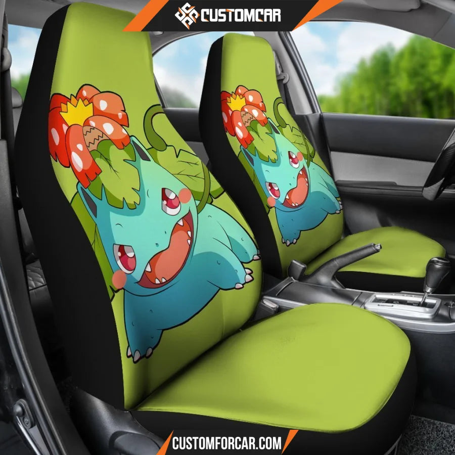 Venusaur Pokemon Chibi Car Seat Covers - Car Seat Covers - 