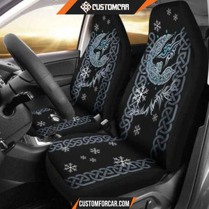 Vikings Tyr’S Wolf Fenrir Car Seat Covers Car Decoration