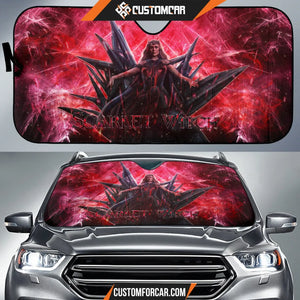 Wanda Maximoff Scarlet Witch Car Sun Shade Movie Car