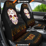 Washington Commanders American Football Club Skull Car Seat