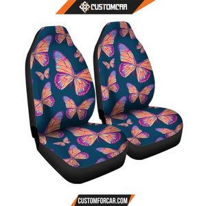 Watercolor Butterfly Print Car Seat covers Car Accessoriess 