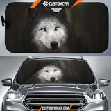 Werewolf Blue Eyes Car Sun Shades Auto