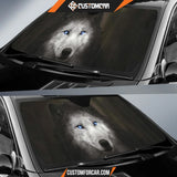 Werewolf Blue Eyes Car Sun Shades Auto