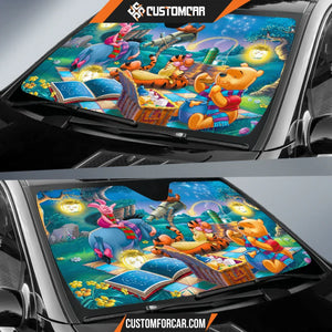 Winnie The Pooh Cartoon Car Sunshade | Characters Picnic