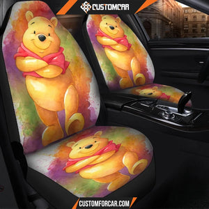 Winnie The Pooh Cute Cartoon Car Seat Covers - Car Seat 