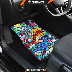 Winnie The Pooh Glass Cartoon Car Floor Mats R050311 - Front