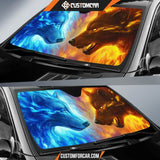 Wolf Ice And Fire Auto Sun Shades