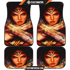 Wonder Woman Art Beautiful Girl Car Floor Mats R050311 - 
