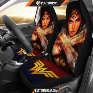 Wonder Woman Art DC Comics Car Seat Covers - Car Seat Covers