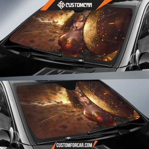 Wonder Woman Fight Car Sun Shades Auto