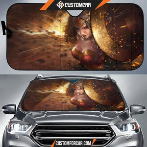 Wonder Woman Fight Car Sun Shades Auto