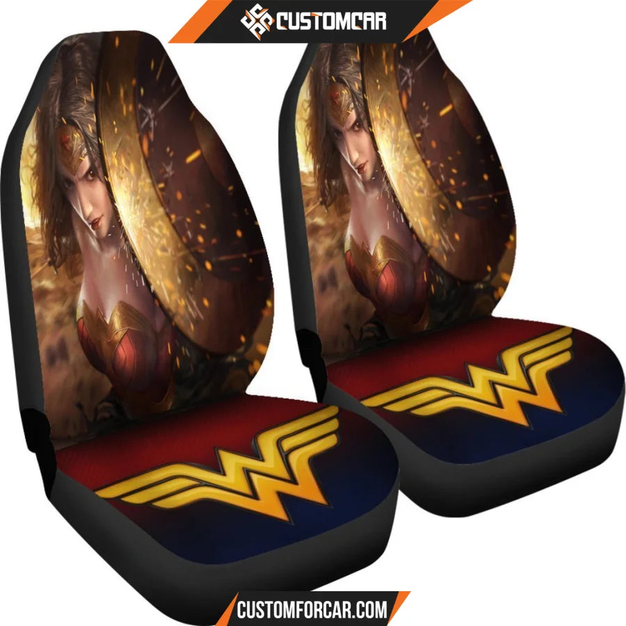 Wonder Woman Hero DC Comics Car Seat Covers - Car Seat 