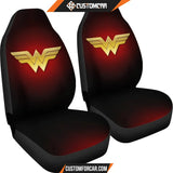 Wonder Woman Logo Car Seat Covers Movie Car Decor R031308 - 