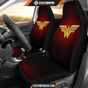 Wonder Woman Logo Car Seat Covers Movie Car Decor R031308 - 