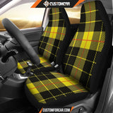 Yellow Tartan Passion Car Seat Covers DECORINCAR